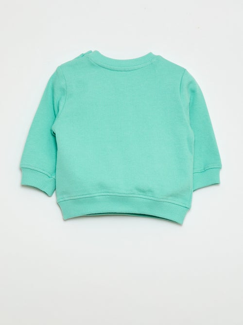 Sweat en molleton léger imprimé - Kiabi