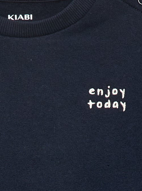 Sweat en molleton uni - Kiabi