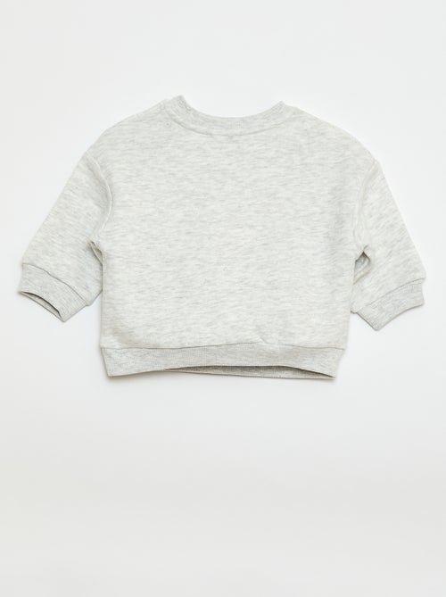 Sweat en molleton uni - Kiabi