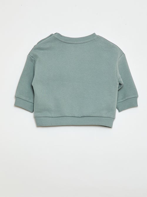 Sweat en molleton uni - Kiabi