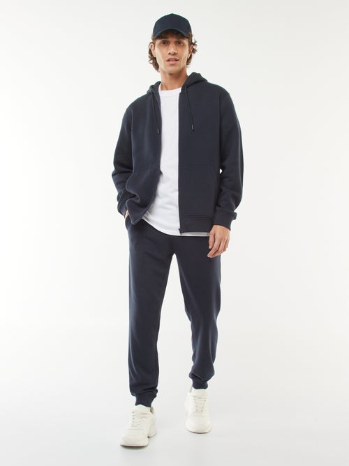 Sweat en molleton zippé à capuche - Kiabi