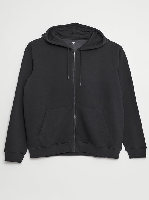 Sweat en molleton zippé et à capuche - Kiabi