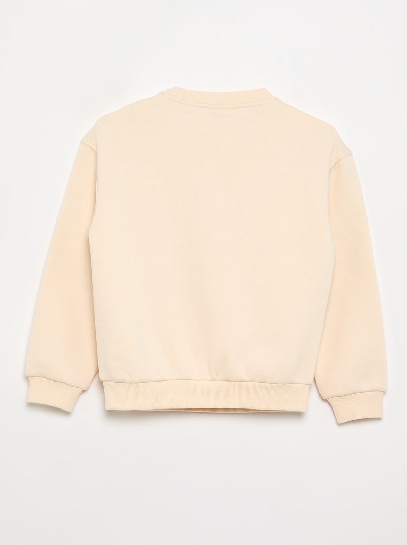 Sweat en polaire Blanc - Kiabi
