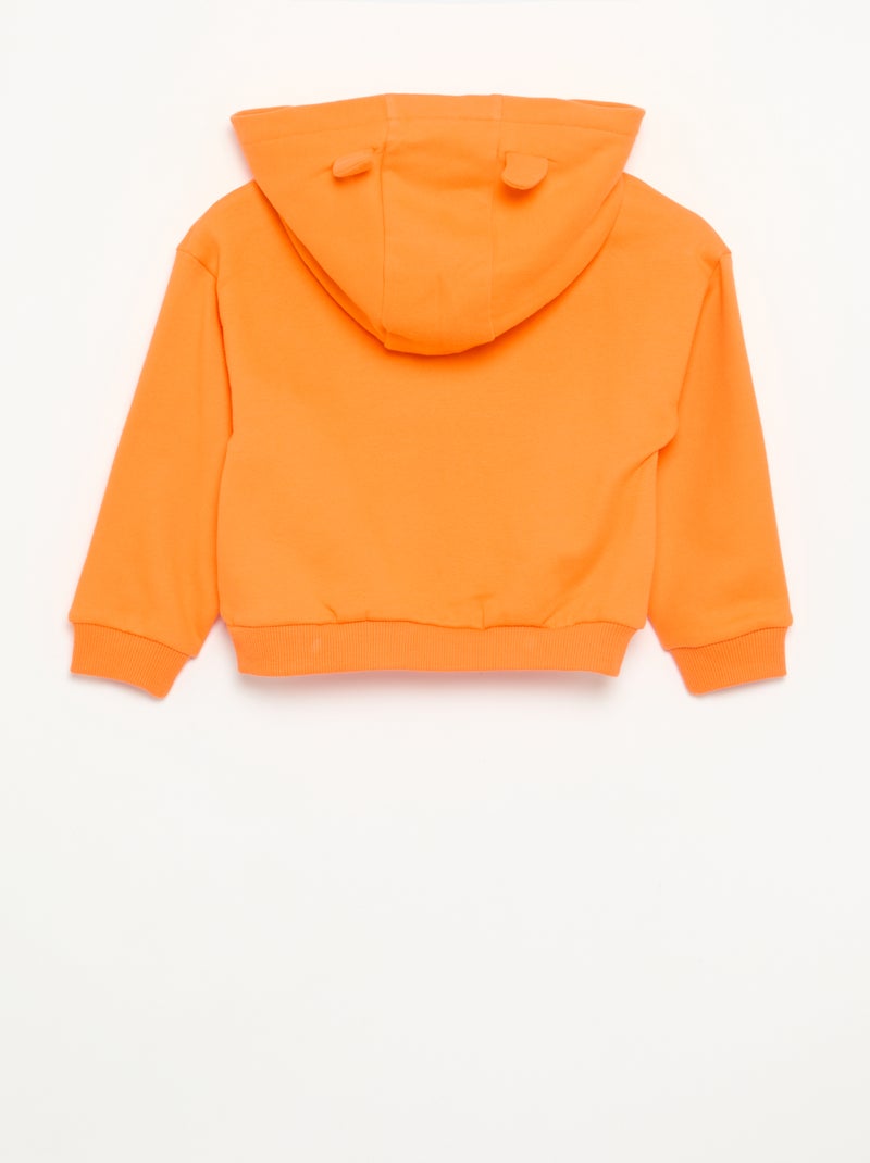 Sweat 'Halloween' 'Disney' 'Stitch' en polaire Orange - Kiabi