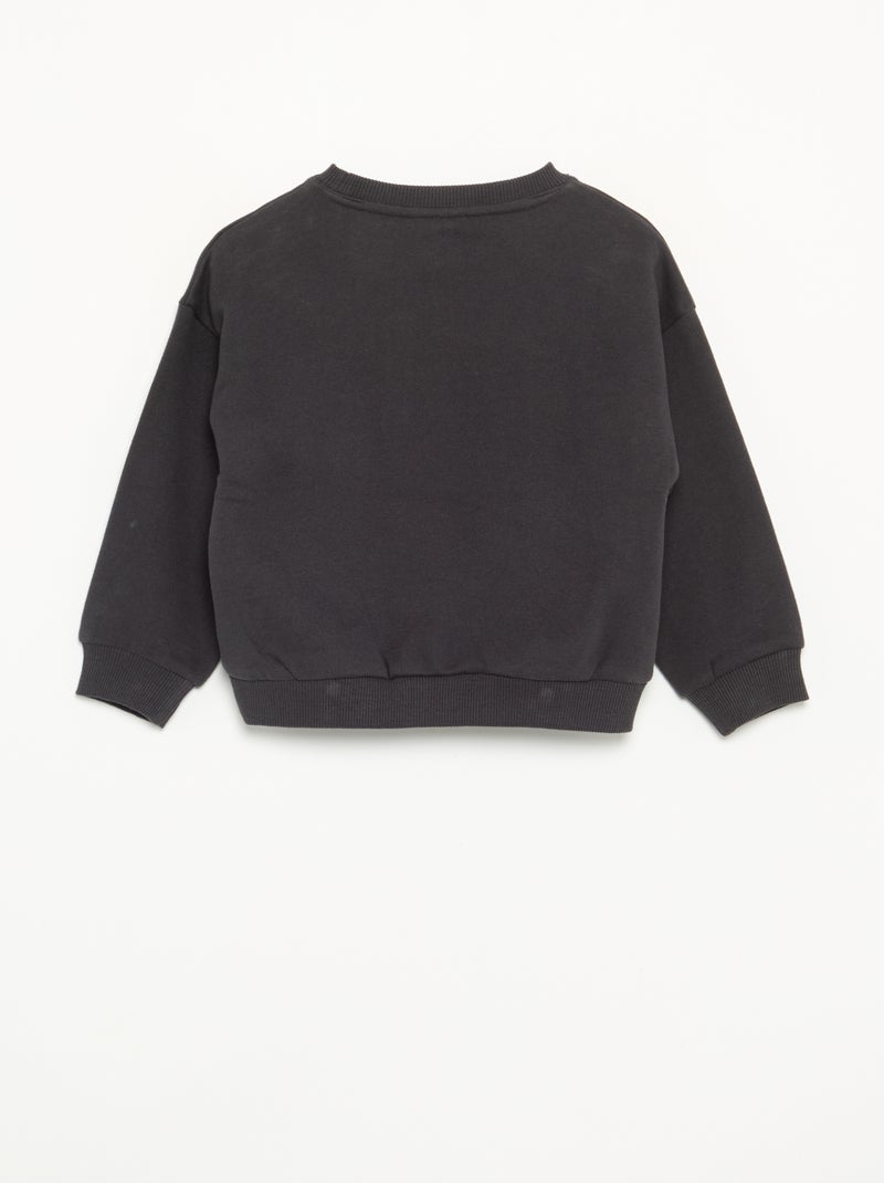 Sweat 'Halloween' 'Disney' 'Stitch' Gris foncé/anthracite - Kiabi