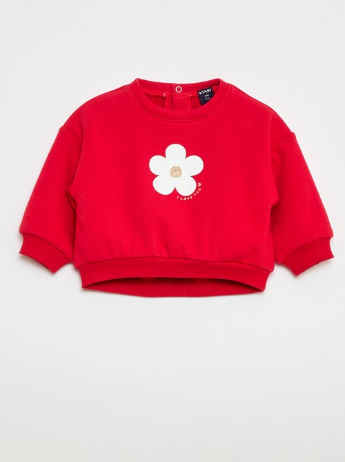 Sweat imprimé col rond - Kiabi