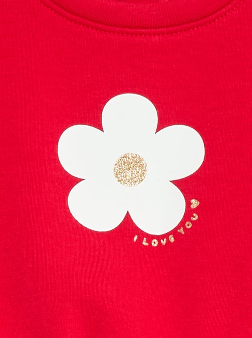 Sweat imprimé col rond - Kiabi