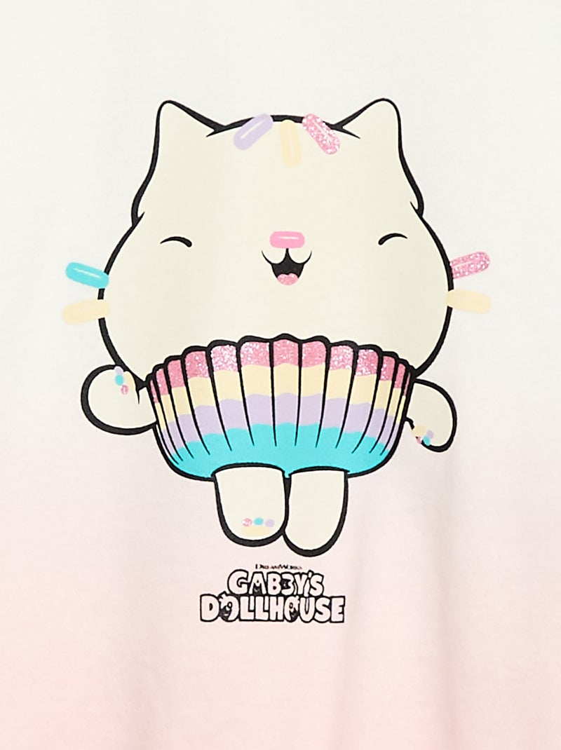 Sweat imprimé 'Gabby's dollhouse' en coton Rose - Kiabi