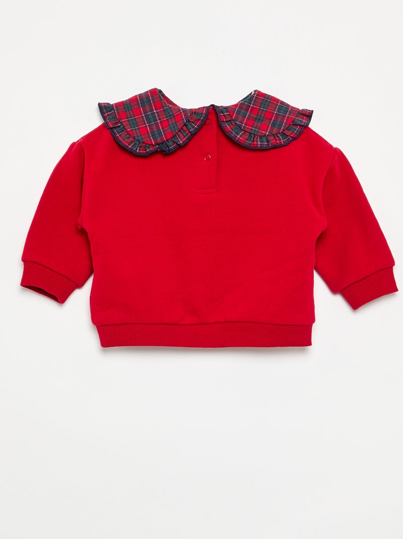 Sweat imprimé 'Minnie' 'Disney' Rouge - Kiabi
