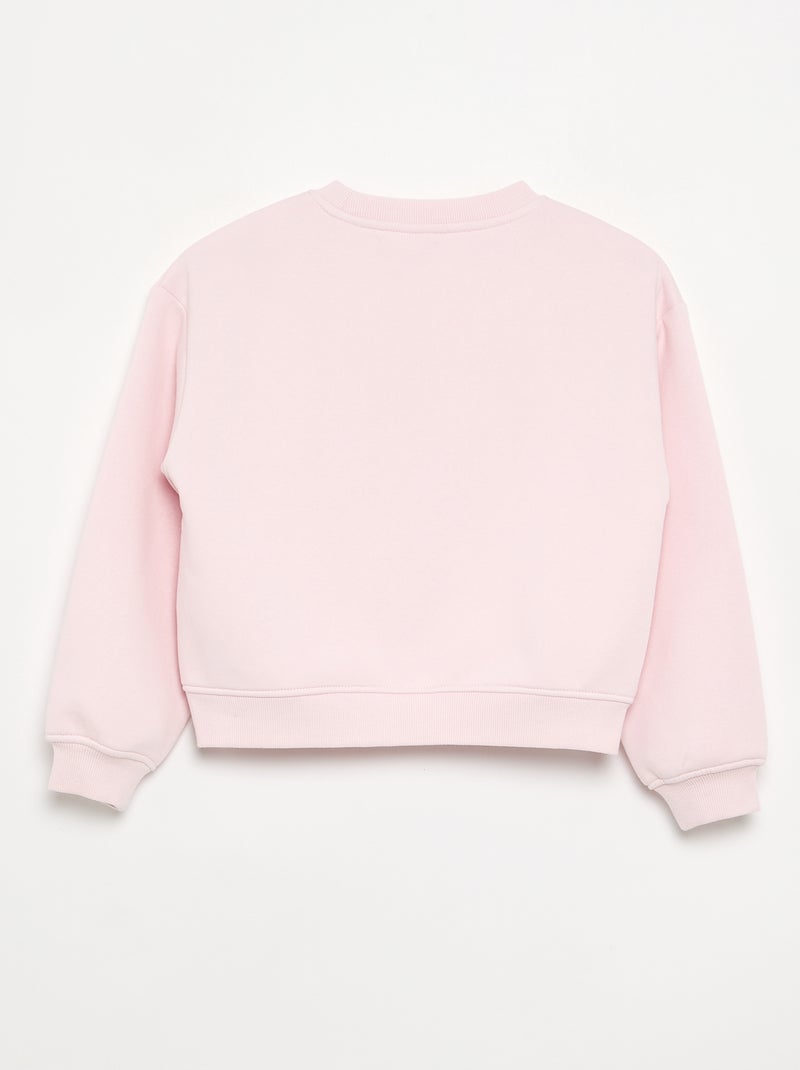 Sweat imprimé Rose - Kiabi