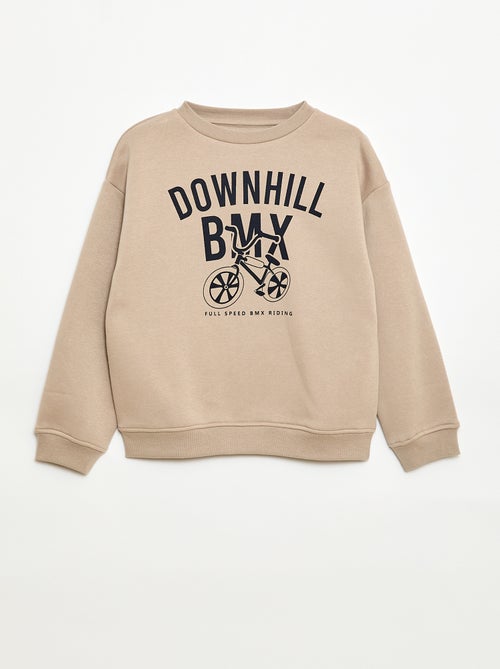 Sweat loose avec imprimé - Kiabi