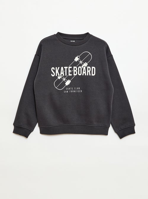 Sweat loose avec imprimé - Kiabi