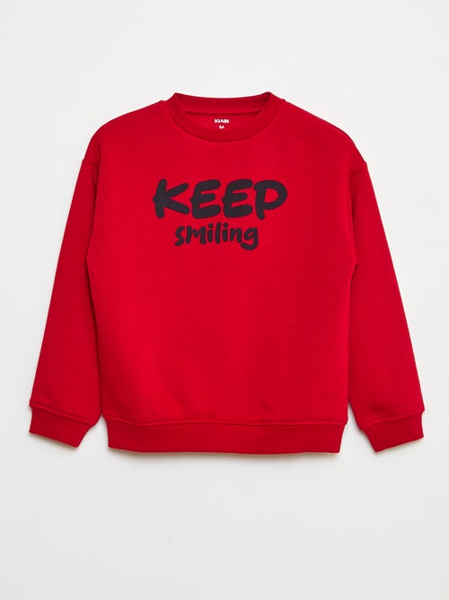 Sweat loose avec imprimé - Kiabi