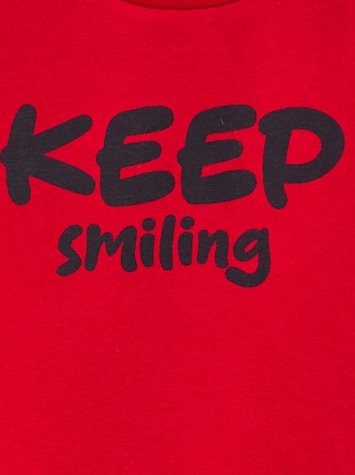 Sweat loose avec imprimé - Kiabi