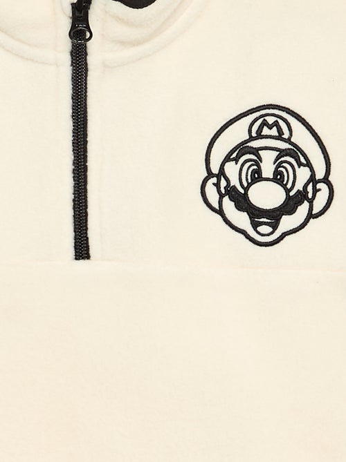 Sweat 'Mario Bros' avec bandes contrastées - Kiabi