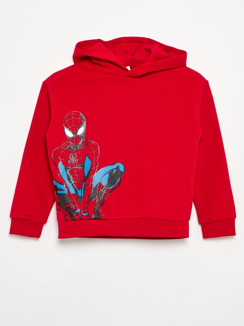 Sweat 'Marvel' 'Spider-man' à capuche - Kiabi