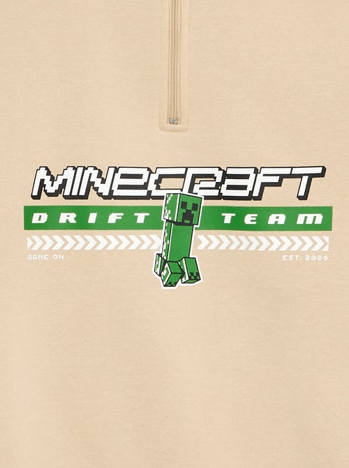 Sweat 'Minecraft' à col camionneur - Kiabi