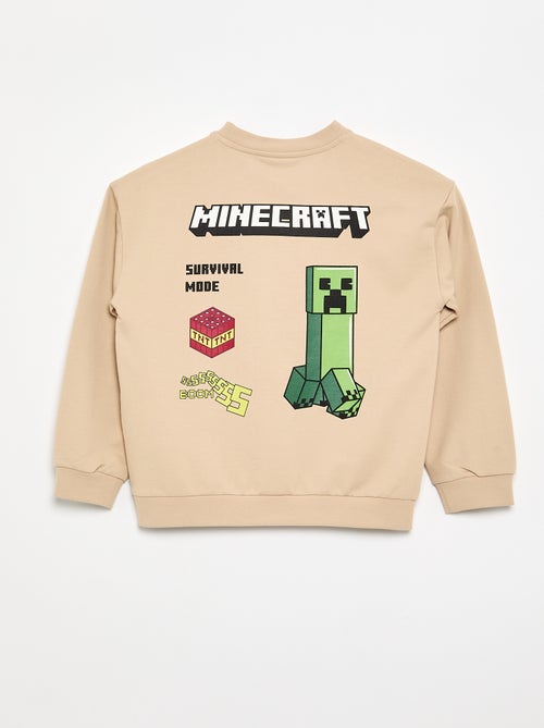 Sweat 'Minecraft' à manches longues - Kiabi Sweat 'Minecraft' à manches longues - Kiabi