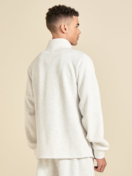 Sweat multi-sport avec col camionneur zippé - (ekstract) - Kiabi