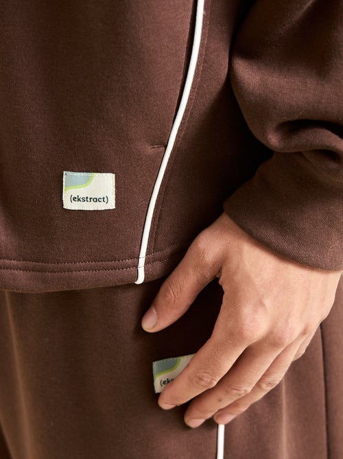 Sweat multi-sport avec col camionneur zippé - (ekstract) - Kiabi
