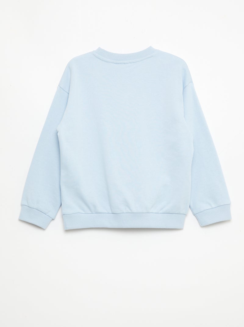 Sweat 'Pat Patrouille' en French Terry Bleu - Kiabi