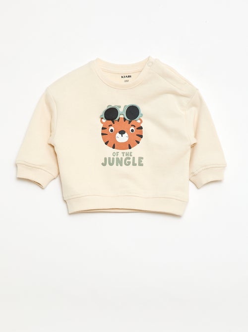 Sweat-shirt à manches longues - Kiabi