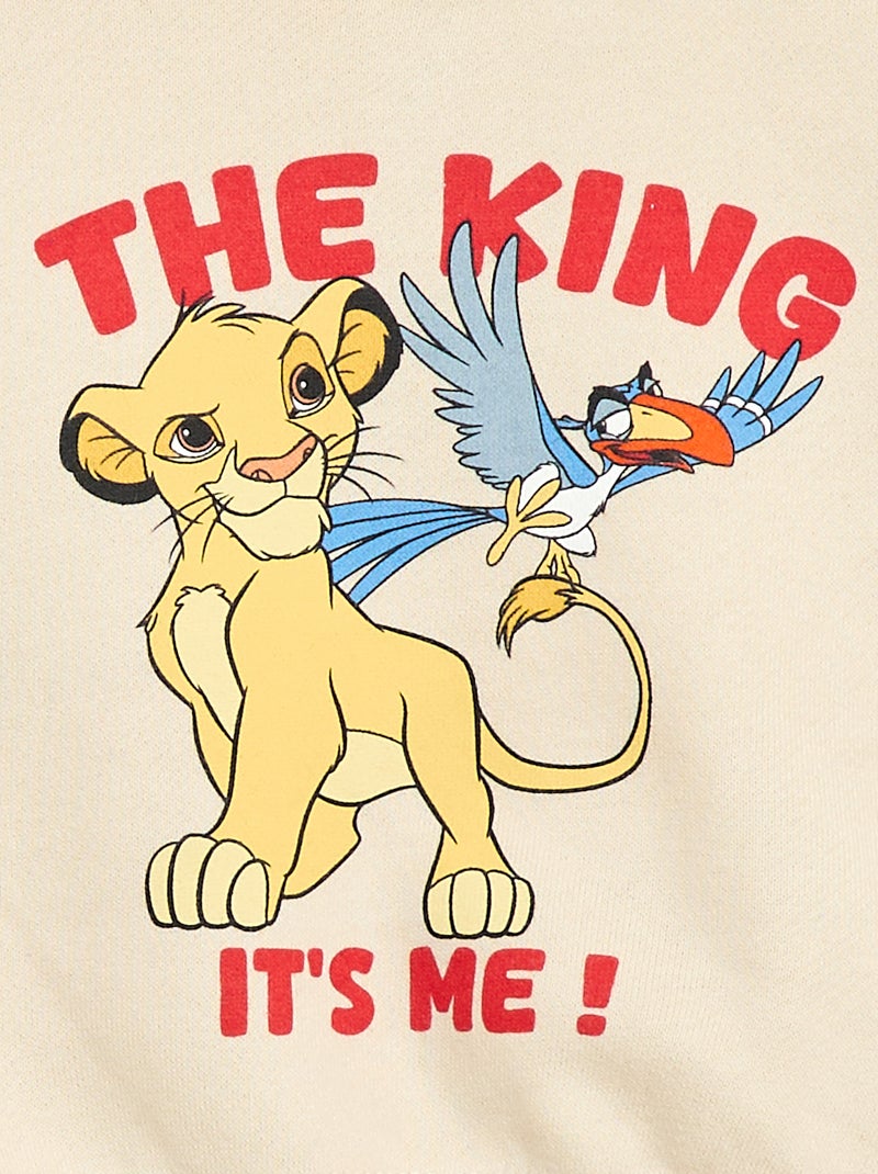 Sweat-shirt 'Disney' bicolore Bleu - Kiabi