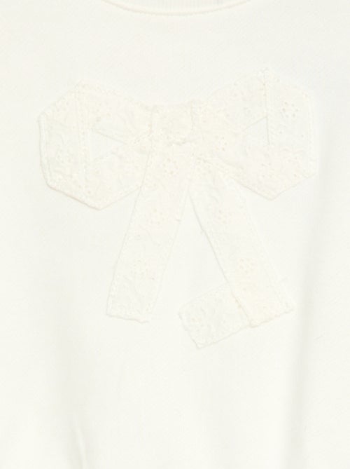 Sweat-shirt en coton avec animation sur le devant - Kiabi