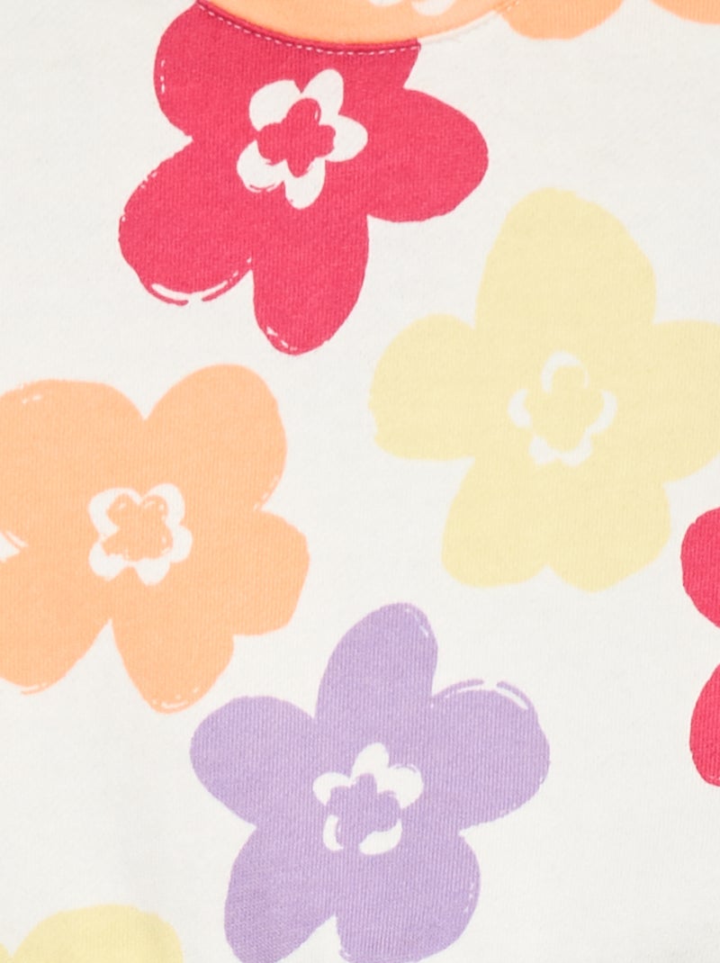 Sweat-shirt imprimé Beige - Kiabi