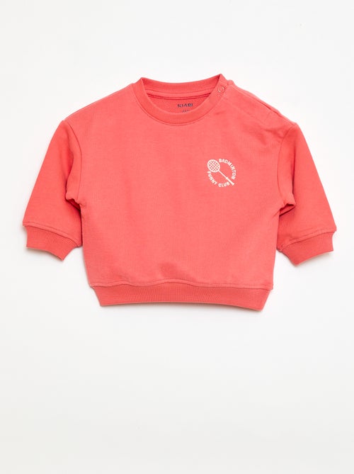 Sweat-shirt manches longues - Kiabi