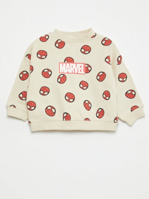 Sweat-shirt 'Marvel' 'Spiderman' en molleton non gratté - Kiabi