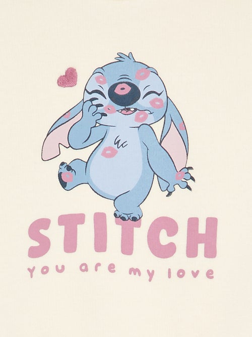 Sweat 'Stitch' 'Disney' avec volants aux épaules - Kiabi Sweat 'Stitch' 'Disney' avec volants aux épaules - Kiabi