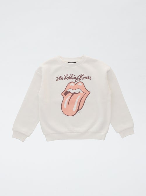 Sweat 'The Rolling Stones' col rond - Kiabi Sweat 'The Rolling Stones' col rond - Kiabi
