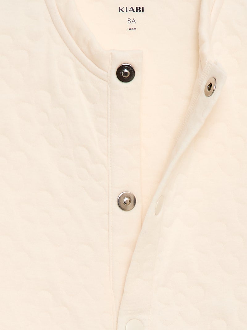 Sweat uni effet molletonné - Collection facile à enfiler Beige - Kiabi