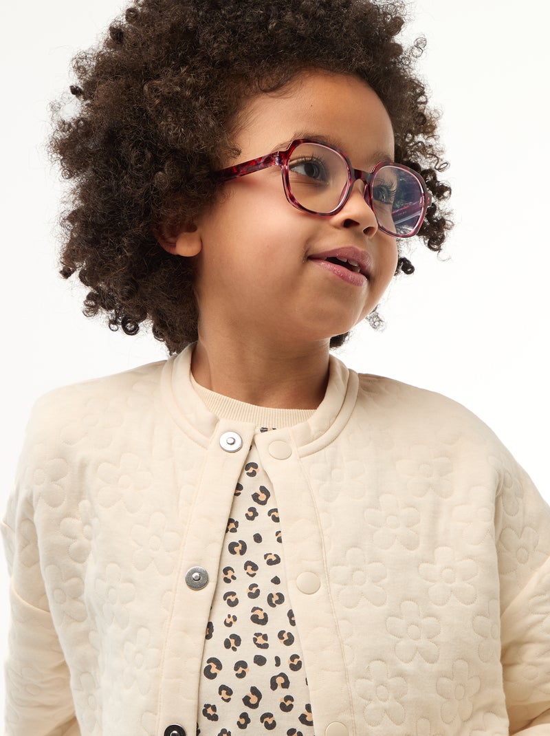 Sweat uni effet molletonné - Collection facile à enfiler Beige - Kiabi