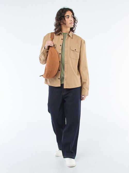 Sweat uni en molleton léger - Kiabi