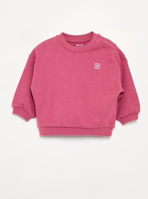 Sweat uni en molleton non gratté enfant - Kiabi - Kiabi