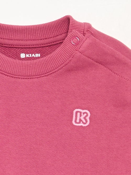 Sweat uni en molleton non gratté enfant - Kiabi - Kiabi