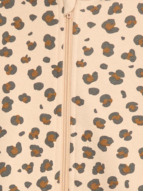 Sweat zippé à capuche avec imprimé all over - Kiabi