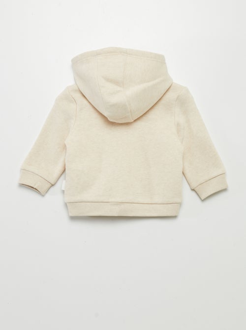 Sweat zippé à capuche - Kiabi