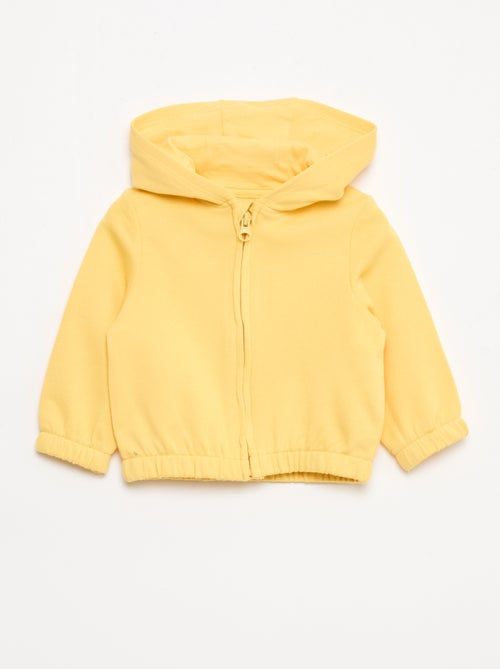 Sweat zippé en french terry - Kiabi