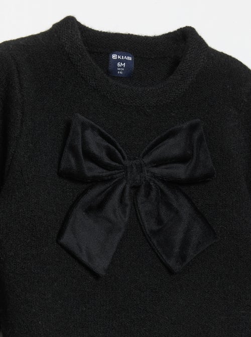 Sweater with Large Decorative Bow - Kiabi