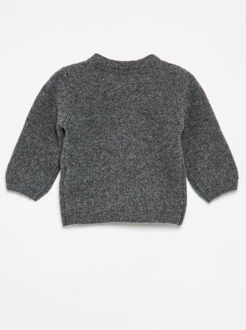 Sweater with large lace bow - Kiabi