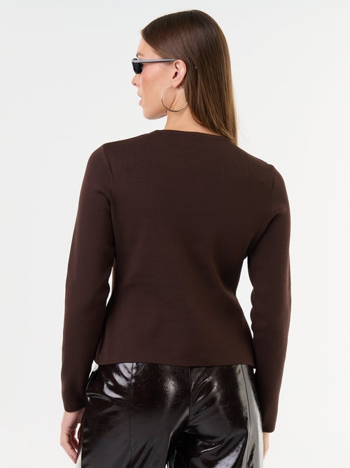 Sweater with mandarin details - Kiabi