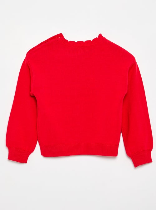 Sweater with shoulder button opening - Kiabi