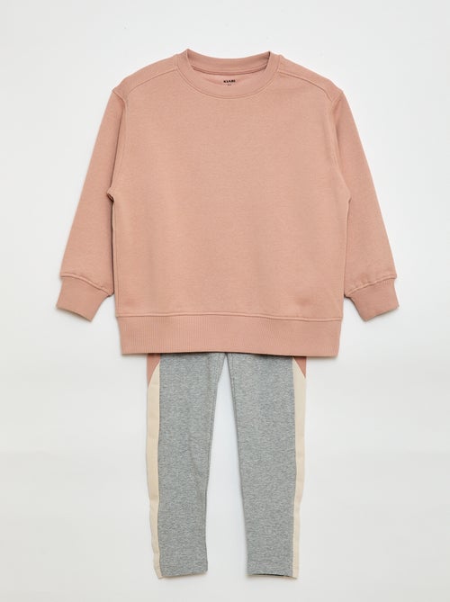Sweatshirt- und Leggings-Set – 2-teilig - Kiabi