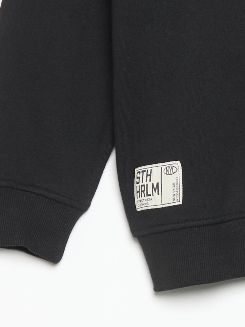 Sweatshirt and Jogger Set - 2 Pieces Black - Kiabi