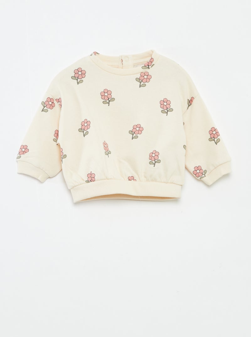 Sweatshirt and leggings jogging set - 2-piece set Pink - Kiabi