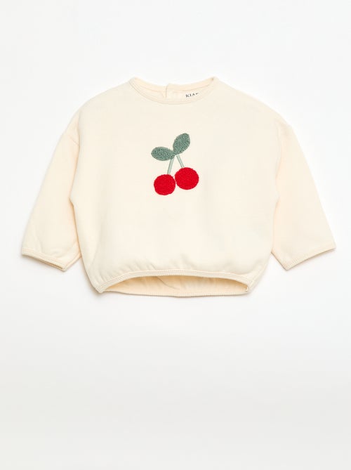 Sweatshirt and patterned jogging set - Kiabi