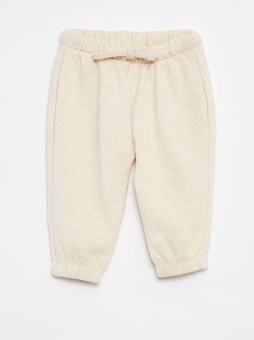 Sweatshirt fabric joggers - Kiabi